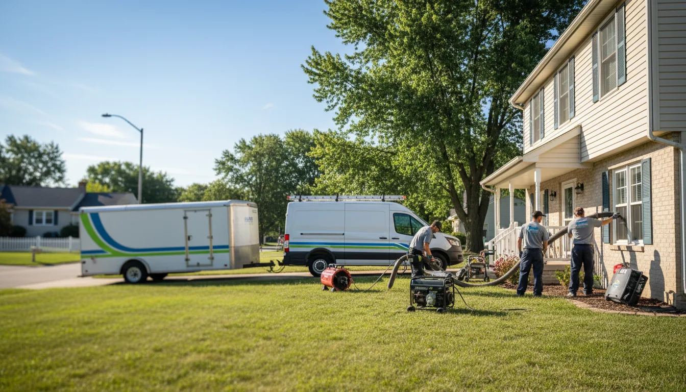 Flooded Basement Restoration And Cleanup With Repair in Brady, MT near me